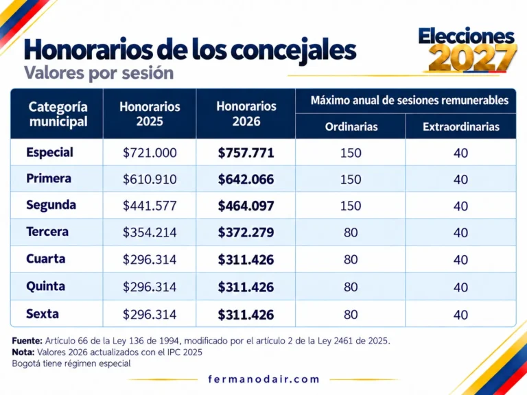 Honorarios concejales
