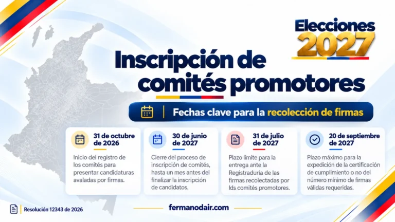 Inscripción comités promotores 2027