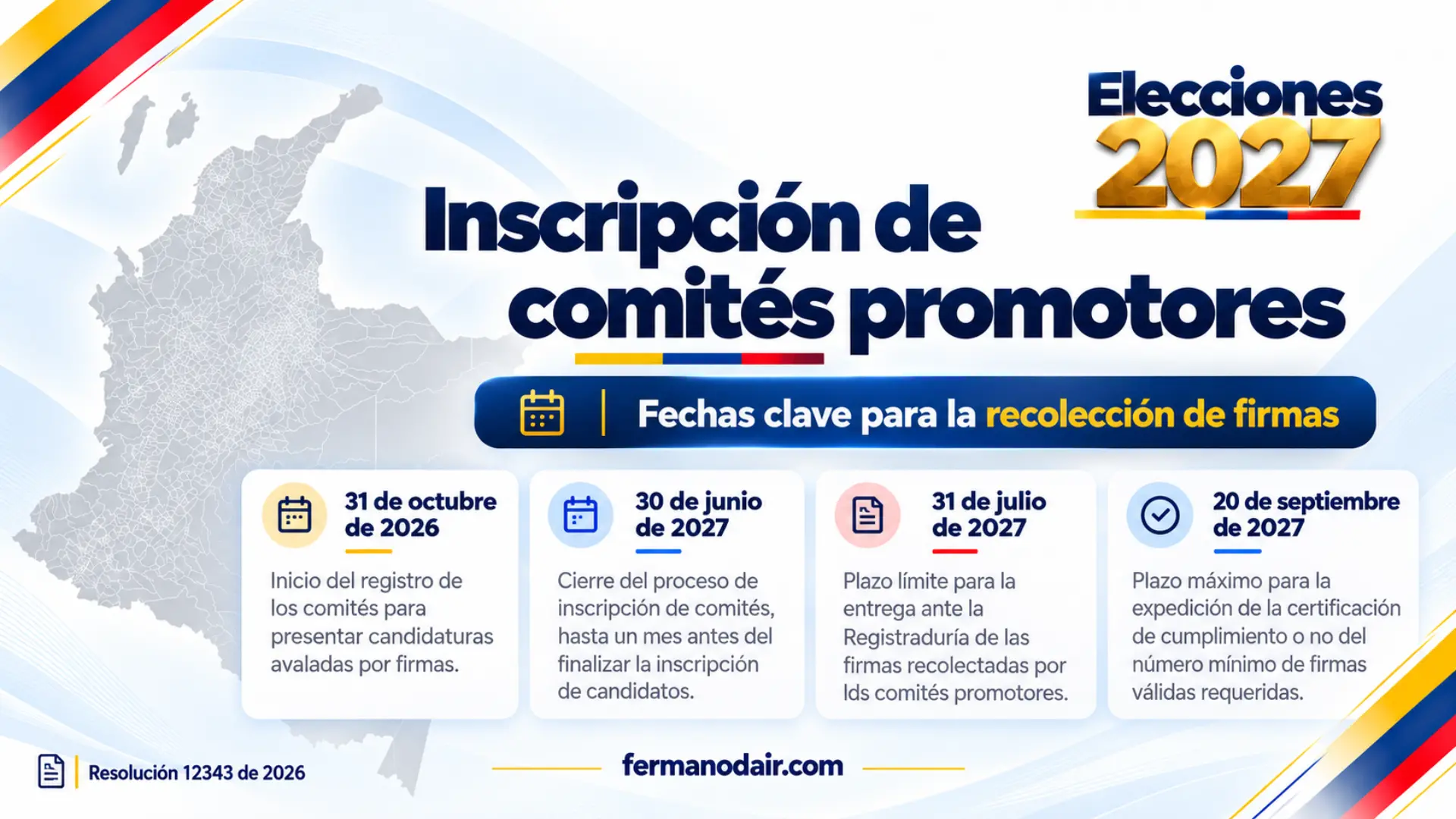 Inscripción comités promotores 2027